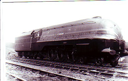 Strange-shaped locomotive
