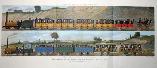 Travelling on the Liverpool and Manchester Railway