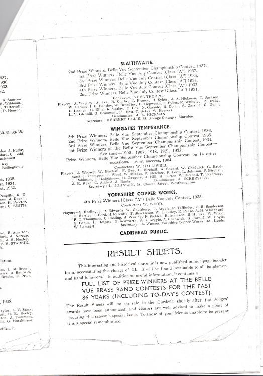 Brass Band Contest 1938 7 Edge Hill Station