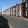 Another boarded-up street