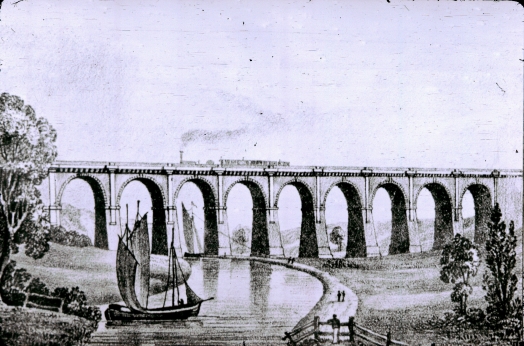Sankey Viaduct based on Bury print II