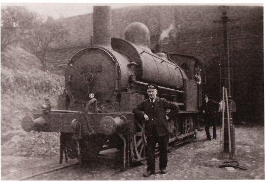Steam Train at Edge Hill coal yard
